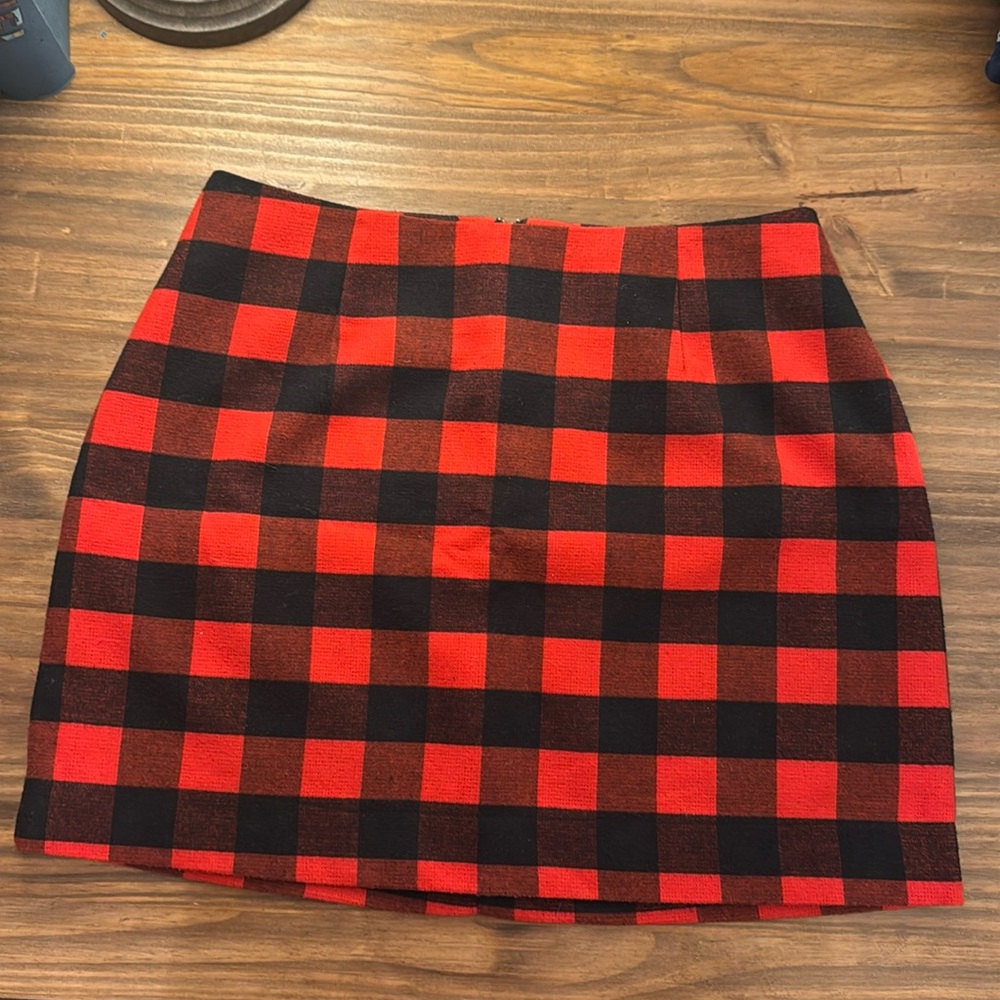Buffalo plaid Old Navy skirt